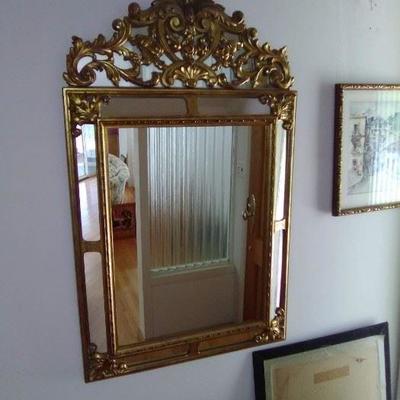 #27 Fancy gold mirror