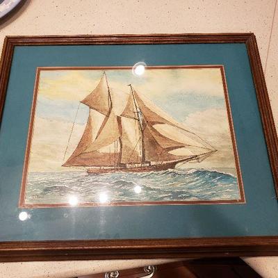 G H Bell Boat Painting