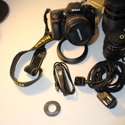 P 23-Nikon Camera D7100 w/ Lot Lens-Canon 200m  70-210 mm  Tameron 18-270mm  Tiffen 77mm UV Protector