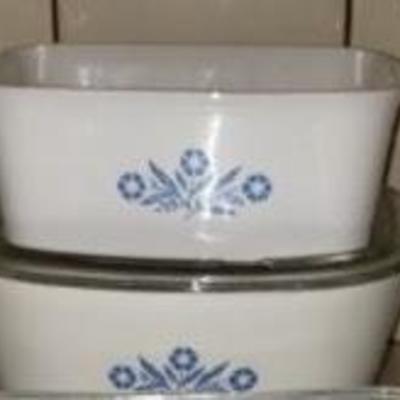 #58 (2) Corning ware covered dishes