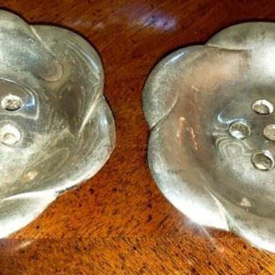 #76 Pair of Dansk flower frogs