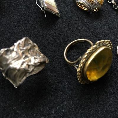 Antique Sterling and Mixed Jewelry Lot 
