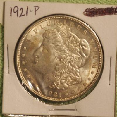 1921 P Morgan Silver Dollar