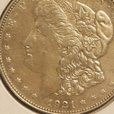 1921 D Morgan Silver Dollar