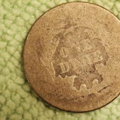 1876 Seated Liberty Dime