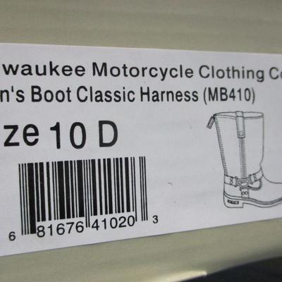 Lot 125 - Milwaukee Motorcycle Clothing Co. Men's  Classic Harness Boot - MB410 Size 10 D