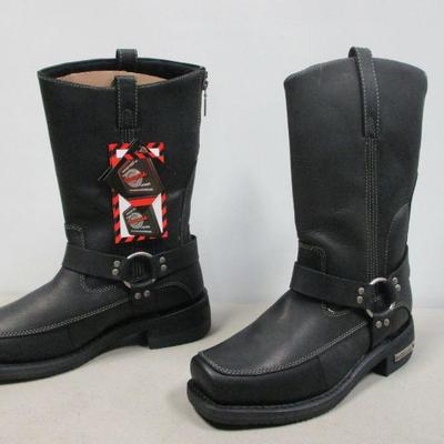 Lot 126 - Milwaukee Motorcycle Clothing Co. Men's Deluxe Harness Boot - MB431 Size 11.5 D