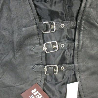 Lot 138 - Milwaukee Motorcycle Clothing Co. Womenâ€™s Illusion Leather Vest -Size 2XL M540
