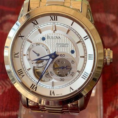 LOT 1 Bulova Men's Wrist Watch 96A118