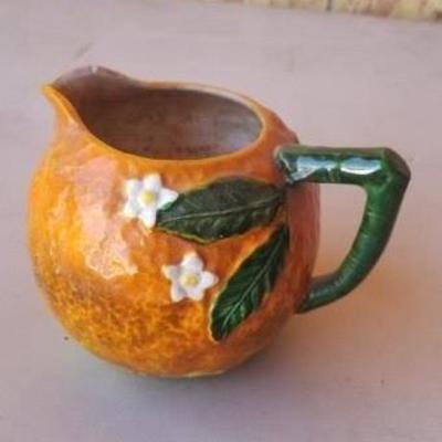 #98 Orange blossom pitcher Japan as is 