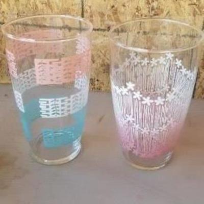 #99 Mid Century drinking glasses
