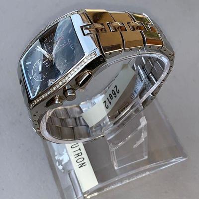 LOT 6 Men's Accutron Lucerne diamond chronograph wrist watch 26E12