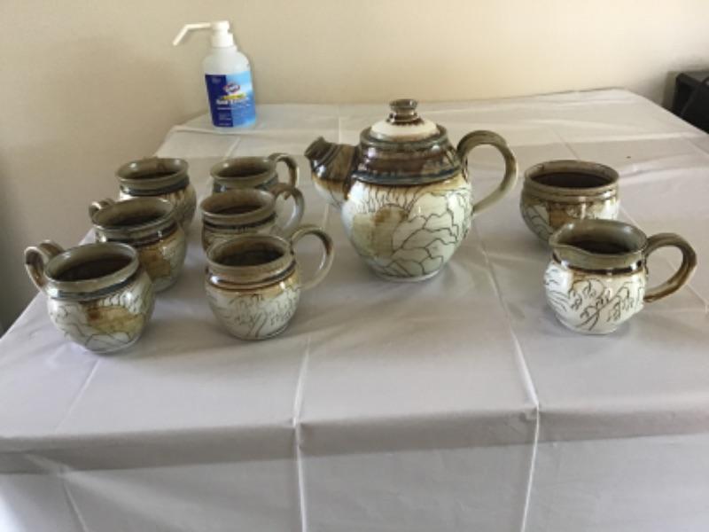 L126 Handmade pottery Tea set