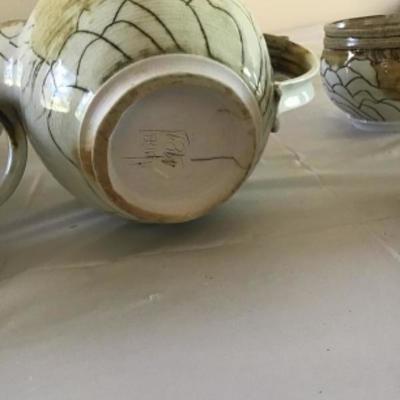 L-126 Handmade pottery Tea set