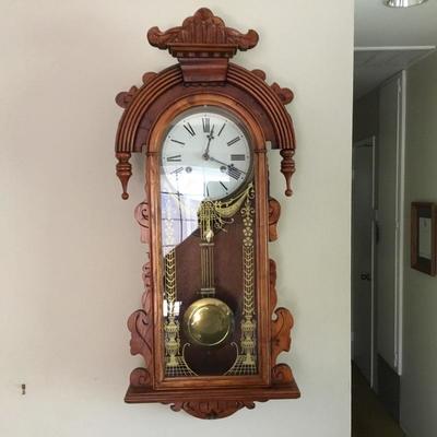 L-130 Antique reproduction wall clock works.