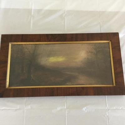 L-131 Arts and crafts pastel painting unsigned.