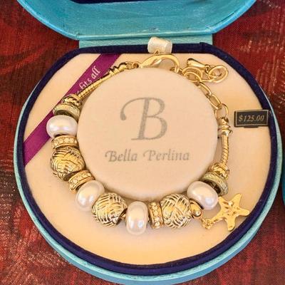 LOT 16  Five Bella Perlina bead charm bracelets 