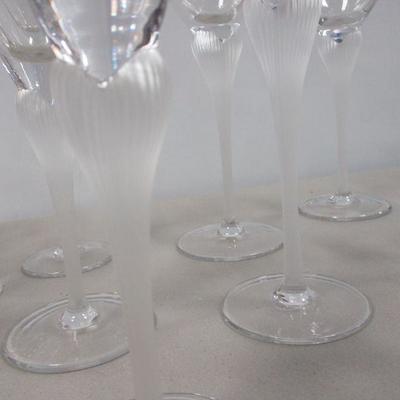 Lot 173 - Martini - Champagne - Wine Glasses  - Crystal