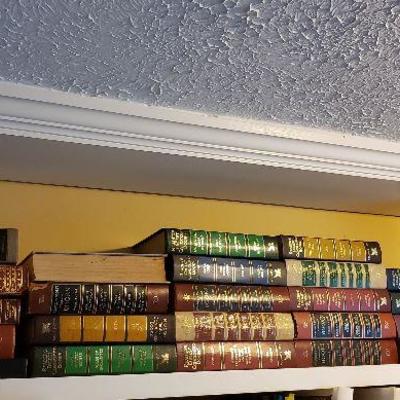 Leather Bound Book Lot