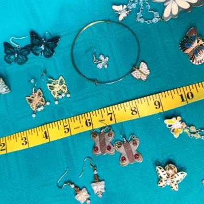 Butterfly Vintage Costume Jewelry Lot