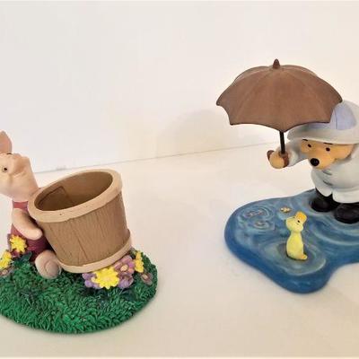 Lot #33  Pair of Disney Winnie the Pooh and Piglet Figurines