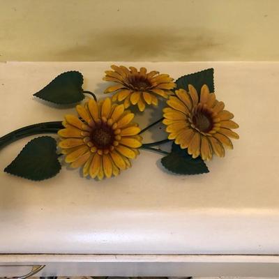 Sunflower MCM wall piece 