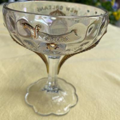 1910 New Orleans Mardi Gras Shriners Convention Alligator Champagne Cup