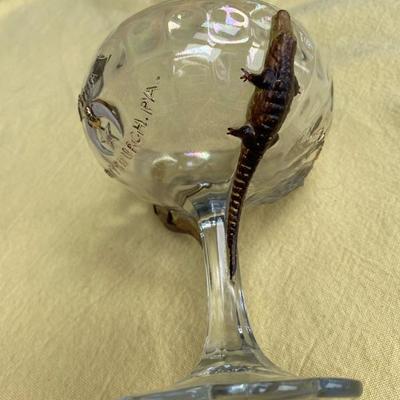 1910 New Orleans Mardi Gras Shriners Convention Alligator Champagne Cup