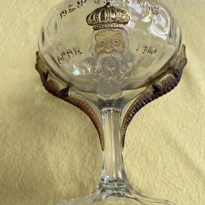 1910 New Orleans Mardi Gras Shriners Convention Alligator Champagne Cup