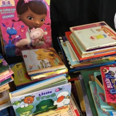 Approximately  150 childrenâ€™s books lot  1196