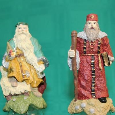 Set of 5 Santa Claus Holiday Bells