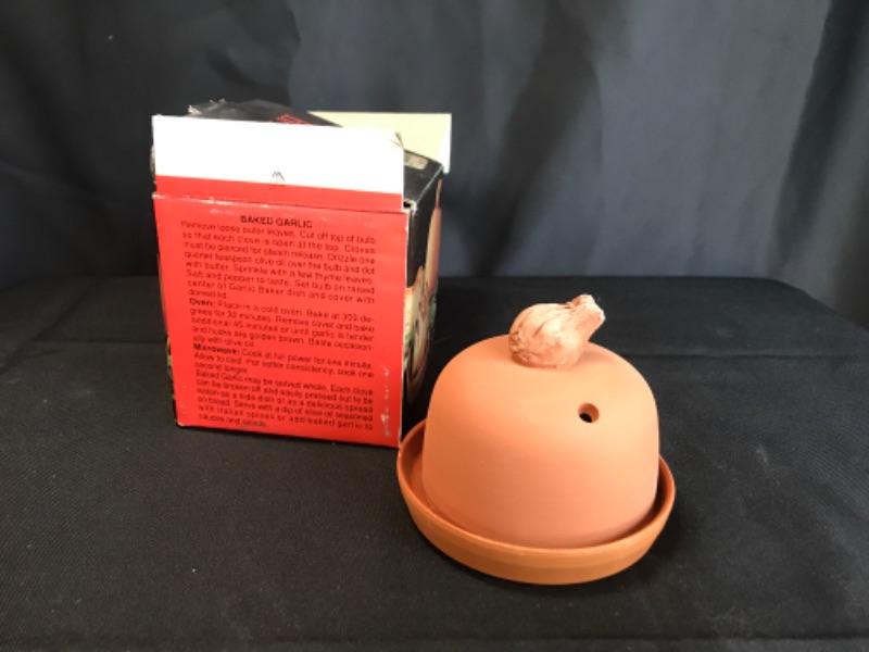 Terra Cotta Garlic Baker