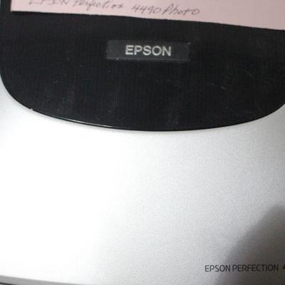 P35 Epson Perfection 4490 Photo Flatbed Scanner USB Cable Power Adapter 