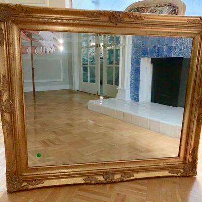 LOT 19 Gold framed mirror