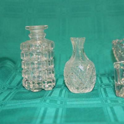 Clear Glass Mixed Lot