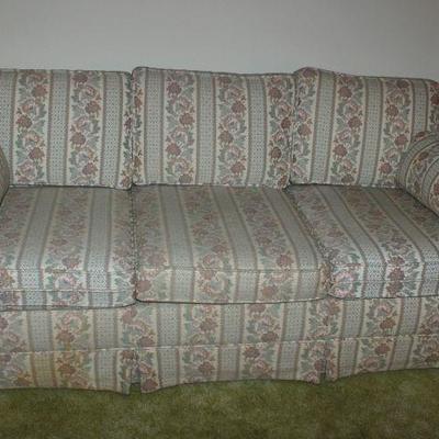 lot 428: Upholstered Sleeper Sofa