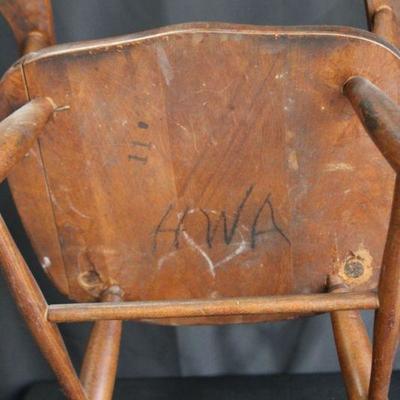 Child's Vintage Wood Rocking Chair