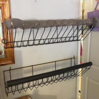Two hanging wall shelves Lot 1353