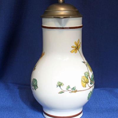 Lot 21: Villeroy and Boch Botanica Lidded Pitcher
