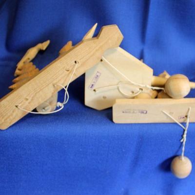 Lot 57: 3 Carved Toys from the USSR