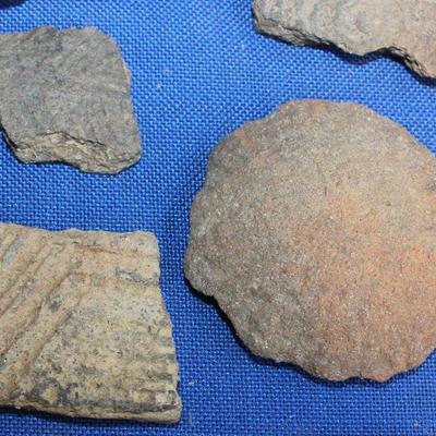 Lot 75: Native American Pottery Shards