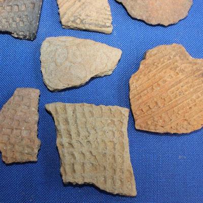 Lot 75: Native American Pottery Shards