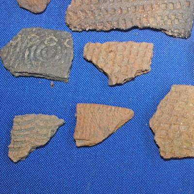 Lot 75: Native American Pottery Shards
