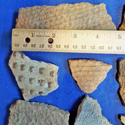 Lot 79: Naative AMerican Pottery Shards