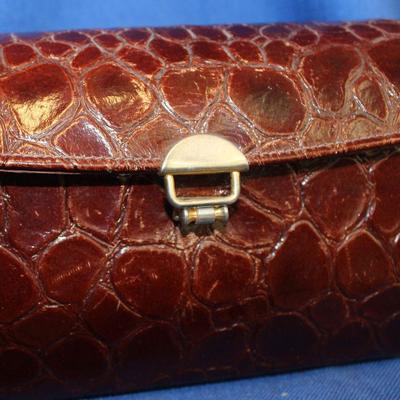 Lot 308: Vintage faux Reptile Purse