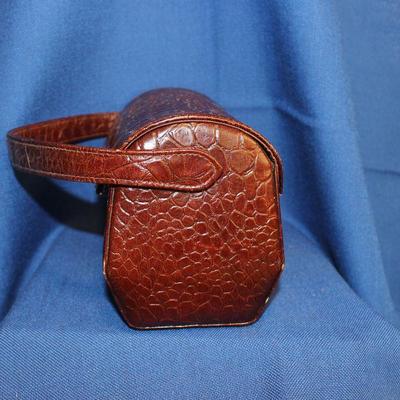 Lot 308: Vintage faux Reptile Purse