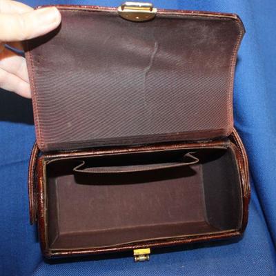 Lot 308: Vintage faux Reptile Purse