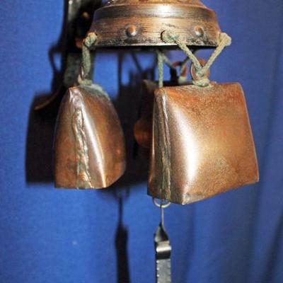 Lot 352: Swiss Goat Bell Wind Chimes