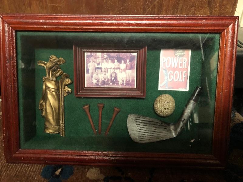 Golf shadow box