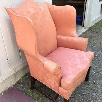 Hickory Chair Company Wing Back Chair